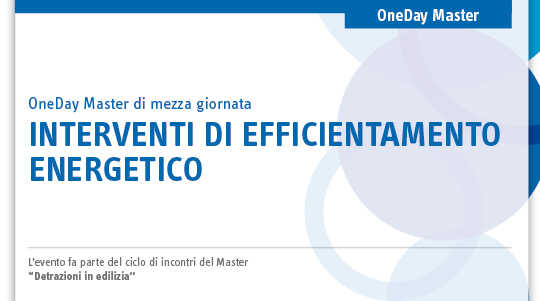 Immagine Interventi di efficientamento energetico | Euroconference